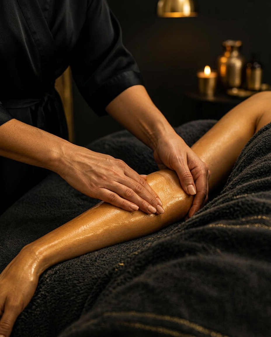 Therapist hands